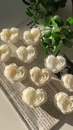 Heart Flower Candle