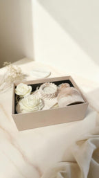 Luxury Handmade Home Decor Set | Rope-Detail Coasters, Vase, Tealight Holder & Flower Candles